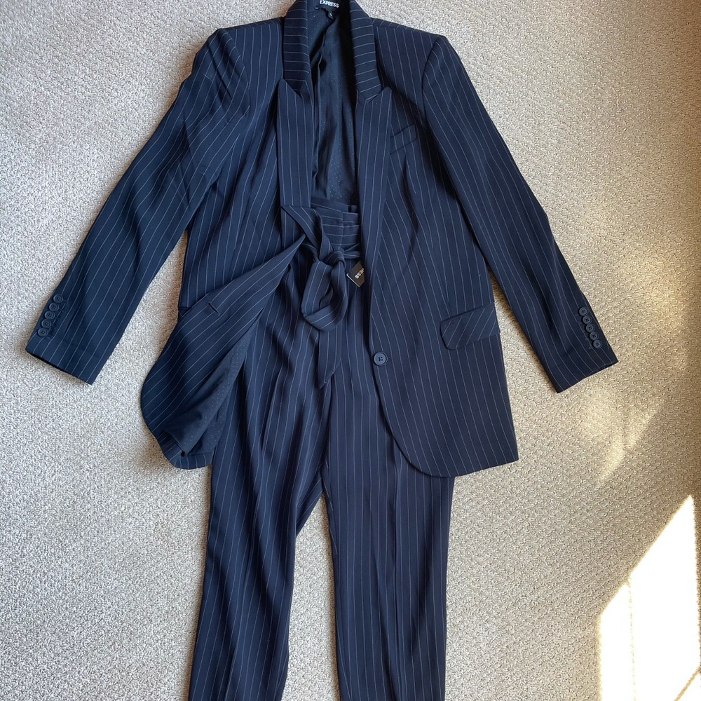Express Women’s Pinstripe Pantsuit